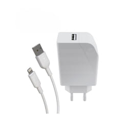 Muvit MCPAK0001 chargeur d'appareils mobiles Ordinateur portable, Smartphone, Tablette Blanc Secteur Charge rapide Intérieure