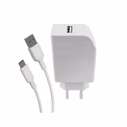 Muvit MCPAK0002 chargeur d'appareils mobiles Universel Blanc Secteur Charge rapide Intérieure