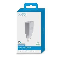 MYWAY 1 USB 2A Chargeur Secteur - Blanc
