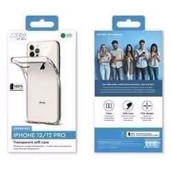 MYWAY Coque Souple Transparente: iPhone 12 / 12 Pro
