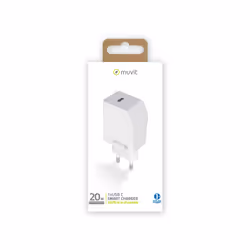 Muvit MCACC0012 chargeur d'appareils mobiles Universel Blanc Secteur Charge rapide Intérieure