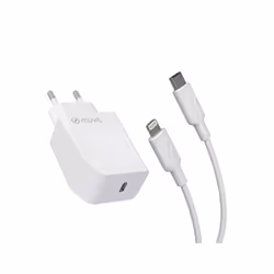 Muvit MCPAK0043, Intérieure, Secteur, 12 V, 3 A, 1 m, Blanc