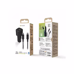 Muvit MCPAK0046 chargeur d'appareils mobiles Universel Noir Allume-cigare Auto