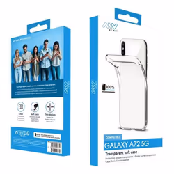 MYWAY Coque souple transparente pour Samsung Galaxy A72