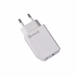 Muvit MCACC0013 chargeur d'appareils mobiles Universel Blanc Secteur Charge rapide Intérieure