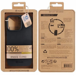 MUVIT FOR CHANGE RECYCLETEK SOUPLE NOIR IPHONE 13 PRO