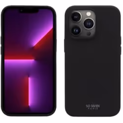 SO SEVEN COQUE SMOOTHIE RECYCLE NOIR IPHONE 13 PRO