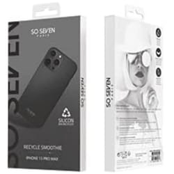 SO SEVEN COQUE SMOOTHIE RECYCLE NOIR IPHONE 13 PRO MAX