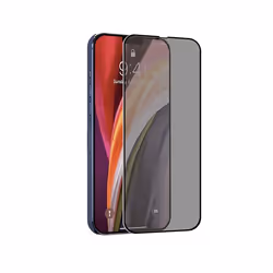 Protection d'écran en verre trempé pour iPhone 13 Pro Max TigerGlass Confidentiel Gris