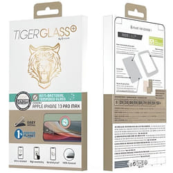 Protection d'écran en verre trempé pour iPhone 13 Pro Max TigerGlass antibactérien Vert