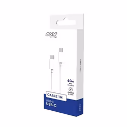 MYWAY CABLE USB-C USB-C 1M BLANC