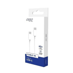 MYWAY CABLE USB-C USB-C 1M BLANC