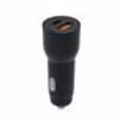 MYWAY CHARGEUR VOITURE PD 20W USB-C + QC 18W USB-A NOIR