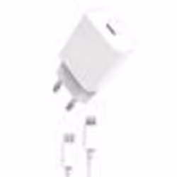 MYWAY PACK CHARGEUR SECTEUR PD 20W + USB-C LIGHTNING BLANC