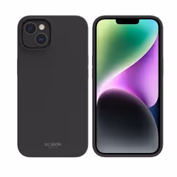 SO SEVEN COQUE SMOOTHIE RECYCLEE NOIR IPHONE 14 PLUS