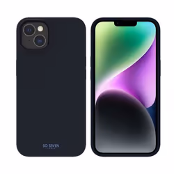 SO SEVEN COQUE SMOOTHIE RECYCLEE BLEU IPHONE 14 PLUS