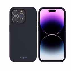 SO SEVEN COQUE SMOOTHIE RECYCLEE BLEU IPHONE 14 PRO MAX