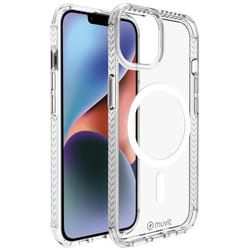 Coque pour iPhone 14 - MUVIT - Antichoc 3M - Compatible MagSafe - Transparent