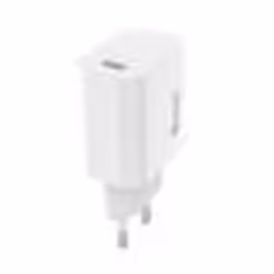 Chargeur Secteur - Muvit - USB-C 20W - Plastique Recyclé - Charge Ultra-Rapide - Blanc