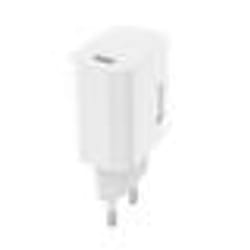 Chargeur Secteur - Muvit - USB-C 20W - Plastique Recyclé - Charge Ultra-Rapide - Blanc