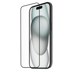 Verre trempé - TIGER GLASS PLUS - iPhone 15 - Protection écran - Résistant aux rayures - Installation facile