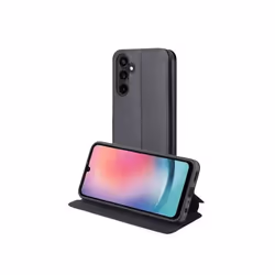 Folio Stand - SAMSUNG - Galaxy A25 5G - Couleur Noir - Accessoire Pratique - Protection Efficace