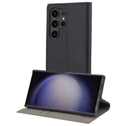 Étui de Protection Samsung Galaxy S24 Ultra Folio Stand Muvit Noir - Rigide - Synthétique - Brillant