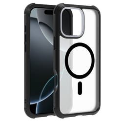 Coque de protection - MUVIT - iPhone 16 Pro Max - Mat froissé noir - Protection extrême 3m - Compatible MagSafe