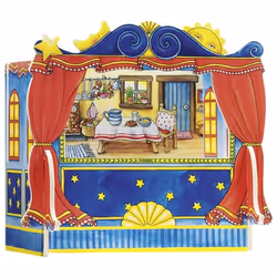 Goki 51786, Théâtre de marionnettes autonome, 3 an(s), Marionnettes incluses