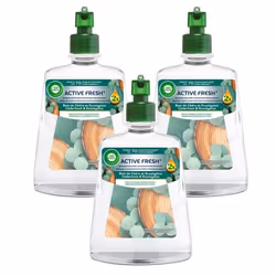 Lot de 3 Recharges diffuseur spray automatique désodorisant sans gaz Bois de Cèdre ET Eucalyptus