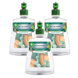 Lot de 3 Recharges diffuseur spray automatique désodorisant sans gaz Bois de Cèdre ET Eucalyptus