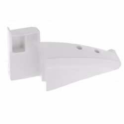 Paroi coté gauche étagere refrigérateur Liebherr Support avec 2 trous pour tringles inox longueur: 115mm hauteur: 61mm