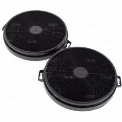 Lot de 2 filtres à charbons Airlux: Diamètre 212mm Epaisseur 30mm Se monte sur les hottes et groupes suivant: HDIL600 HDIL601 ...