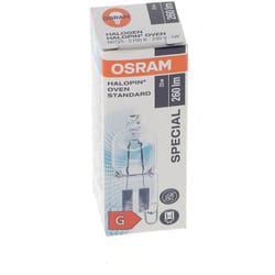 Lampe halogene G9 25W specifiques four 200°C 230V Osram G9300 Osram