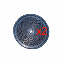 LOT DE 2 FILTRES A CHARBON HOTTE GLEM AIRLUX CR300 Diametre 192mm Hauteur 38mm Filtre générique