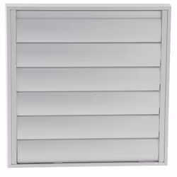 Clapet de facade aluminium universel Clapet avec 5 lamelles qui se leveront avec la force de l'air. Dimensions 246x246mm Epai ...