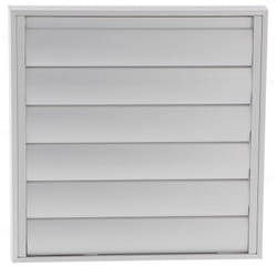 Novy - Clapet de facade universel en aluminium naturel-246X246 mm D2257