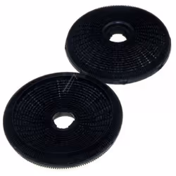 Lot de 2 filtres à charbon hotte ElectroluX Zanussi Faure Aeg Type best190 Les hottes en recyclage aspirent les vapeurs de cu ...