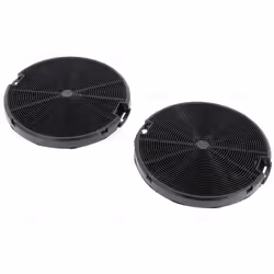 Lot de 2 filtres pour hotte FABER Diametre: 151mm Epaisseur: 165mm Entraxe de fixation: 143mm