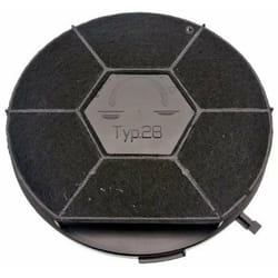 Whirlpool - Filtre charbon rond type 28 CHF28/1 (à l'unité) 240X34 mm (480181701006, 481281718525) Hotte aeg, ariston hotpoint, arthur martin