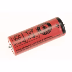 BATTERIE LI-ION RASOIR EPILATEUR BRAUN 81377206 2 points de contact longeur =50mm diam = 18mm Appareils concernés: Epilateurs ...