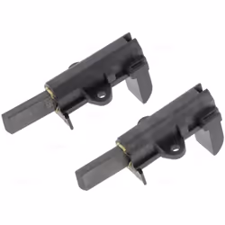 JEU DE CHARBONS MOTEUR LAVE LINGE BRANDT FAGOR BEKO Epaisseur 5mm Largeur 12.5mm Longueur 25mm Longueur support 50mm Référenc ...
