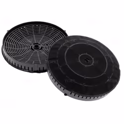 Description générale Lot de 2 filtres à charbon pour hotte Elica, conçus pour assurer une filtration efficace des odeurs et d ...