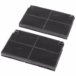 Lot de 2 filtres à charbon pour Hotte FRANKE intégrée style 833480 Dimensions 230x150x20mm Filtres génériques