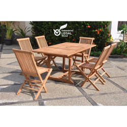 Concept Usine Kajang Rectangulaire ensemble de meubles de jardin