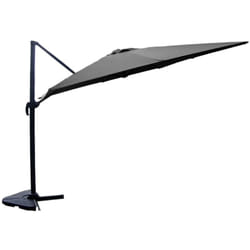 Parasol déporté 3x4m Gris CESARE, Concept Usine