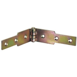 Charnière à congés à nœud roulé modèle 1014 dimension 40x250 épaisseur 2,5 mm acier zingué MONIN – 427190
