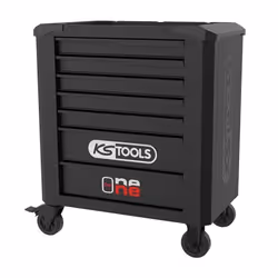 Servante datelier - Vide - 7 tiroirs - KS Tools - 823.0007F - Noir - Servante datelier one by one - Charge max/tiroir de 40 k ...