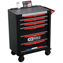 Ks Tools - Servante d'atelier 6 tiroirs fabriquée en France équipée de 364 outils 824.6364F