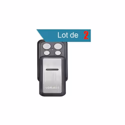 Pack de 2 télécommandes. Compatible avec les récepteurs SOMMER, la SOMMER SLIDER+ S10305 a tout pour vous séduire. Quatre can ...